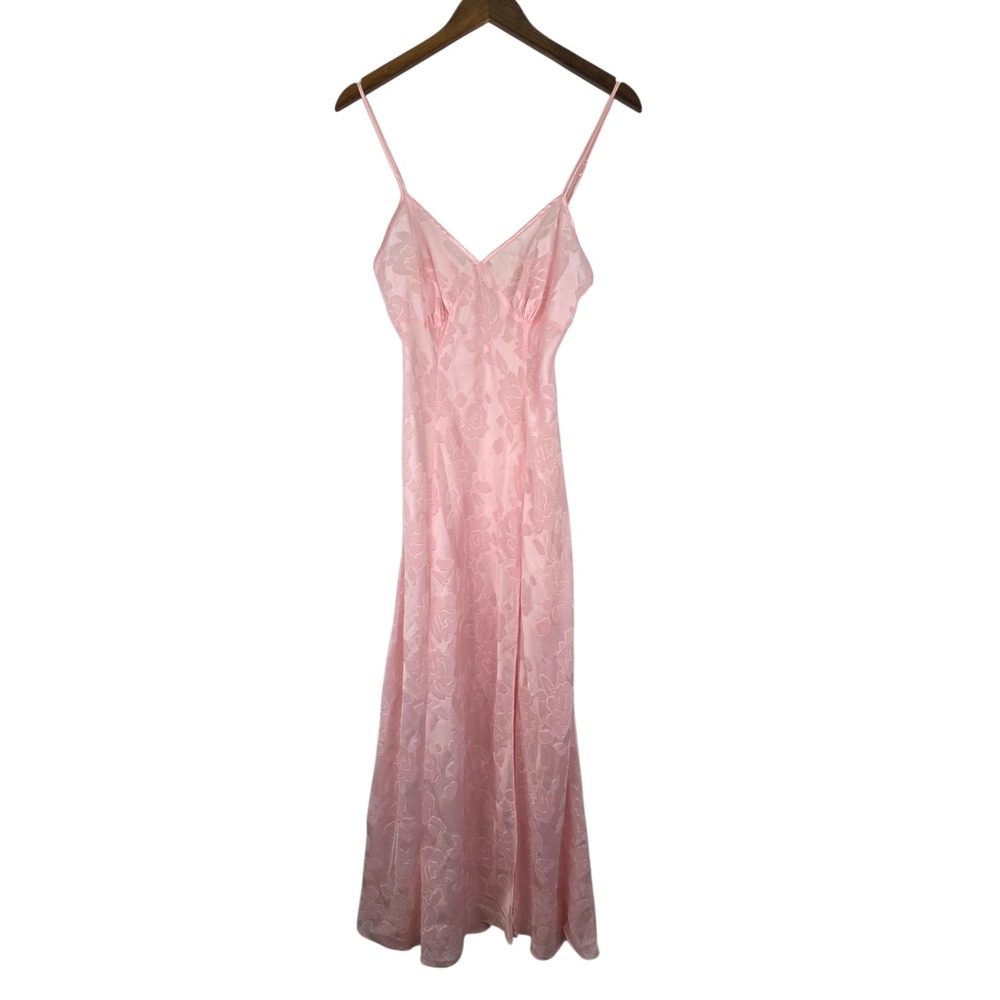 Victorias Secret Gold Label Slip Dress Womens S Pink Lingerie Nightgown Light